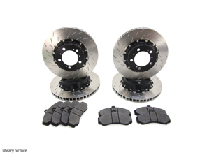 PFC replacement brake disc and pad kit for Porsche 991 GT3 Cup / Cayman GT4 Clubsport - 380.32.0054.451, 380.32.0054.461, 380.30.0047.451, 380.30.0047.461, 7968, 7969, 7968.11.28.44, 7969.11.26.44