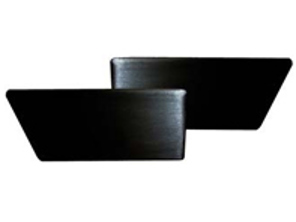 Interior door handles, Black Anodized. Porsche 911 / 964 / 993 - EQ837020BL, 1687800210