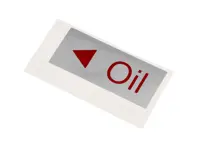 Oil filler flap decal. Porsche 911 - 91170110700 - 1601504000