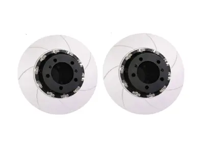 Floating FRONT Brake Disc Set. Porsche 992.1 S / 992.2 Carrera 2 - 9P1615301J, 9P1615302J