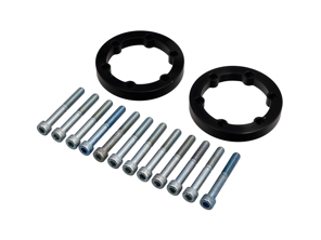 Wheel spacers 10mm front axle spacer kit. Porsche 996/997 Turbo - bbi.996.501.0003
