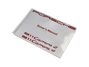 Driver’s manual for Porsche 911 (964) Carrera 2/4, MY 91, in English (UK) - WKD96402091