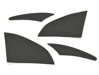 Stone chip protection film set of 4, BLACK. Porsche 964 - PCG55932515