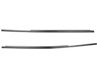 Moulding for door exterior, Black. Porsche 911 Coupe 80-86 - 9115314310070K, 9115314320070K