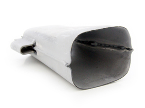 Rear bumper guard exhaust funnel. Porsche 356 B / 356 C - 64450503706, 64450503706GRV