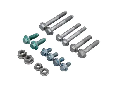 Nuts & bolts for control arm 'Coffin Arm' & wishbones FRONT Porsche 996 - 90037816501, 99908444501, 90037832901, 90037814509, 90037813501, 90038001201, 90037821109, PAF103353