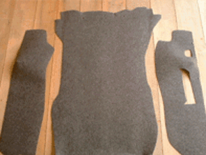 Trunk Carpet Set. Porsche 911 1974-76