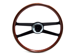 Wood Steering Wheel 40cm, Porsche 911 1965-69 - 90134708211, 90134708201 - STG116102