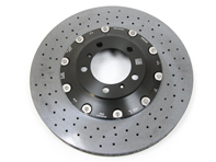Brake disc rotor FRONT, Ceramic PCCB. Porsche 991.2 / 992 - 99135140706, 99135140806, 9P1615301H, 9P1615302H, 992615302AA