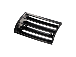 Horn grille, Black. Porsche 911 1973 - 91155943103, 91155943203 - PS5221, PS5222, 1684500376, 1684500386, 9357, 9358