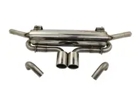 DAMAGED Exhaust Muffler / Silencer Sports System DesignTek for Porsche Boxster 986 - 99611112106, 99611112107, 99611114105, 99611114111, 99611114202, 99611114211, 99611115101, 99611115202
