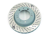 Brake disc rotor, Front. Porsche 993 C2/ C4 (OE Part No 99335104301 / 99335104401) - 99335104301, 99335104401, 205809C, 205810C