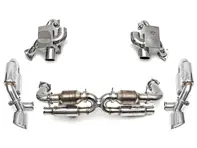 Exhaust Muffler, Headers, 200 Cell Cats Kit for Porsche 993 Turbo - 99311321357, 99311321358, 99311321359, 99311321457, 99311321458, 99311321459, 99311104654, 99311104655, 99311104554, 99311104555, 99321103955, 99321103956, 99321104055, 99321104056