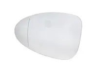 Door mirror glass (Flat), Left for LHD. Porsche 982 Boxster / 982 Cayman - 982857521 - ZJ-7134-L