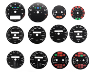 Instrument face kit. Porsche 964 / 965 3.3L / 993 C2 / C4 / RS - 96464120006, 96464120005, 96464120004, 96464120003, 96464120002, 96464120001, 96464120007, 96464120008, 96464120009, 96464120010