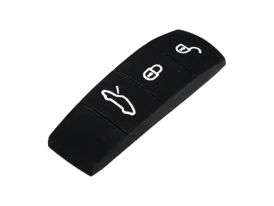 Key replacement rubber buttons Porsche 991.2 (3-button type) - 9P1800375D, 9P1800375E