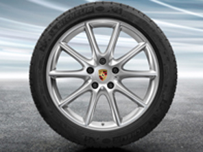 20' Cayenne Design Alloy Wheels & Winter Tyres Original Porsche - 9Y0044610B