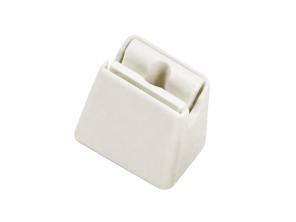 Sun visor support clip, Beige, 25mm profile. Porsche EARLY 911 - 9117313310070B, 91173133100, 90173133120 - 911 731 331 00 HBE