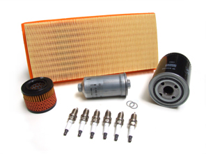 Service maintenance kit for Porsche 911 1978-80 180bhp Small Kit Oil, Air Filters, Spark plugs, and More - 93010776403, 93011019600, 91111018502, 93011340100, 90012311830, 99917016290, 00004400204