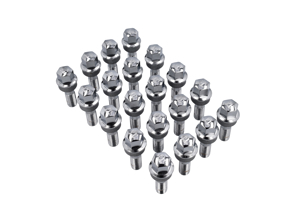 Wheel bolts Chrome plated for Porsche Boxster 986/996/997 (PACK OF 20) - WHT004676A, WHT006978, 99636120302, 99636120300, 99636120301, 99736120301, 3608100007