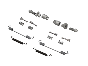 Handbrake Shoes Spring Kit. Porsche 9YA Cayenne - 99335207100, 298609723, 99735272101, 298609717, 97035272300, 298609715, PAB60958300, 958609279