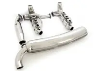 Exhaust Single Outlet 60mm & Heat Exchangers System Porsche 911 1974-83 - 91133091101S, 91122092100S, 91122092201S, 93011116905, PCG91121100, 92201KIT