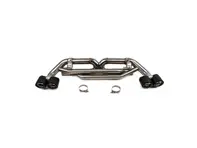 Fabspeed Valved Center Muffler Bypass X-Pipe. Porsche 991.2 Carrera (Non-PSE Only) - 99104420030, 992251052F - FS.POR.9912.VLVC, FS.POR.9912.VLVP, FS.POR.9912.VLVB, FS.POR.9912.VLVBR