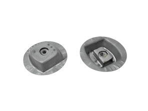 Front seat mount pair. Porsche 356B T6 / 356C - 64450157006 - PP123