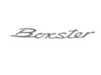 BOXSTER - Badge, Titanium Metallic. Porsche 986 / 987 - 9865592370070C, 986559237019A4, 98655923702, 986.559.237.00.70C, 986.559.237.01.9A4, 986.559.237.02