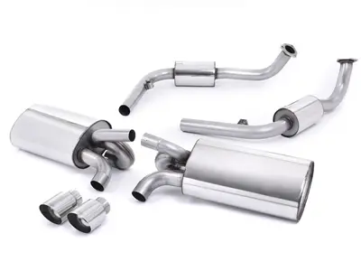 Milltek Sports Exhaust Muffler / Silencer Rear Box (Excl. Rear Catalysts). Porsche 987 Gen1 Boxster S / Cayman S - 98711311200, 98711311204, 98711311205, 987113112AX, 98711311801, 98711311802, 98711311803, 98711311400, 98711311402, 98711311403, 987113114AX, 98711351200, 98711351201, 98711351202, 987113512AX, 98711351260, 987113512CX, 98711311100, 98711311104, 98711311105, 987113111AX, 98711311701, 98711311702, 98711311703, 98711311300, 98711311302, 98711311303, 987113113AX, 98711351100, 98711351101, 98711351102, 987113511AX, 98711351160, 987113511CX - SSXPO120
