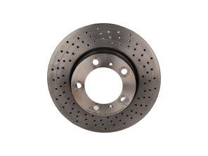 USED Brake Disc Rotor, Front. Porsche 981 Boxster 2.7L / 981C Cayman 2.7L - 98135140101, 98135140201 - 09.D805.11, 460.1589.20, 460.1590.20, 92279905, 92280005