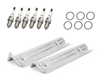 Spark Plug And Heatshield Kit. Porsche 996 Carrera 2002>> / 997.1 Carrera - 99917022390, 99970176141, 99610444502