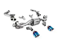 Milltek Sports Exhaust System With GPF/OPF Bypass, Burnt/Blue Titanium GT-115 Tailpipes. Porsche 718 Boxster / Cayman 2020>> - 982251053E, 982251053K, 982251053F, 982251053H, 982251053D, 982251053G, 982254351B, 982254351L, 982254351AA, 982254351P, 982254351R, 982254350B, 982254350L, 982254350AA, 982254350P, 982254350R - SSXPO187