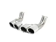 Fabspeed Deluxe Quad-Style Tips - Short. Porsche 996 Carrera (1999-2001) - FS.POR.996.QDTSP, FS.POR.996.QDTSB