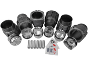 Cylinder and JE forged piston kit 82.5mm, Hi comp. Porsche 911 2.0L - 008 911 82S JE, 00891182SJE