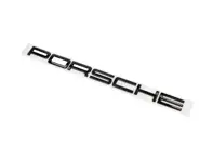 Inscriptions/Lettering Rear Lid Badge 'Porsche', High Gloss Black. Porsche 981 Boxster / Cayman 2015-16 - 99155923591