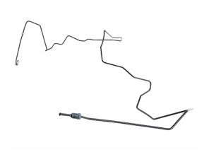 Brake Line Right Rear. Porsche 996 / 996 Turbo / 996 GT2 / 996 GT3 1998–04 - 99635519058, 99635519057, 99635519056, 99635519053, 99635519052, 99635519051