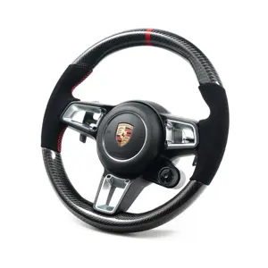 Rennline 350mm carbon fibre steering wheel - 9P1419091DS, 9P1419091LH, 9P1419091DT, 9P1419091LM - I127