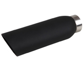 Exhaust tail pipe, powder coated, matt black. Porsche 944 / 924 - 1620706000 - 1620705900