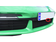 Front Bumper stainless steel front grille set ZunSport. Porsche 992 Turbo / Turbo S FDC - ZPR92820, ZPR92820B, ZPR92820, ZPR92820B