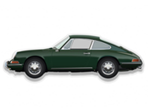 PORSCHE 901. Shaped Plexiglass - HP100SL