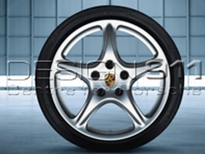 19' Carrera Classic Alloy Wheels & Tyres Original Porsche for 997.2 C4 / C4S - 99704460241, 99704460278, 99704460341, 99704460378