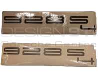 928S4 - Badge. Porsche 928 S4 - 92850533506, 92850533507