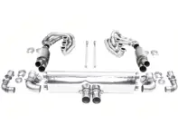 CARGRAPHIC GT Sport Exhaust System Backdate With ID42 GT Manifold Set, Without Heating, GT3 Look. Porsche 964 Carrera 2/4/RS - 96411104504, 96411104605, 96411104502, 96421103905, 96421103932, 96421104004