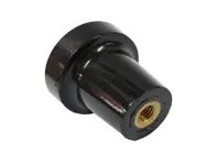 Knob, Fresh Air Flap. Porsche 356 / 356 A / 356 B / 356 C - 64455281001, 64455281001700, 64455281001300 - 644 552 810 01BK, 644 552 810 01