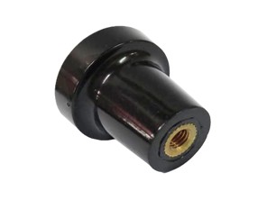 Knob, Fresh Air Flap. Porsche 356 / 356 A / 356 B / 356 C - 64455281001, 64455281001700, 64455281001300 - 644 552 810 01BK, 644 552 810 01
