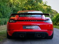 GT4 Carbon Fibre Rear Wing Assembly. Porsche 981 GT4 / 718 GT4 - 98151226583, 982825491G2X - 718.GT4.24.01.VGC, 718.GT4.24.01.BC, 718.GT4.24.01.VGC&CE