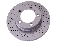Brake disc rotor, Front. Standard Coat Z. Porsche 987 (98735140101 and 98735140201) - 98735140101, 98735140201, 460.1568.20, 460.1569.20 - 460.1568.20, 460.1569.20