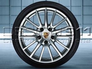19' SportDesign Alloy Wheels & Tyres Original Porsche for 997.2 C2 / C2S - 99704460233, 99704460333, 99704460272, 99704460372