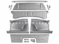 REAR SEAT SECTION KIT PORSCHE 911 1965-68 901 GEARBOX SWB - 90150107101, 91150199200, 91150199300, 91151203560, 91150195050, 90150208100, 91150100020, 90150108125, 90150308140, 90150177000, 90150177100, 1680250310